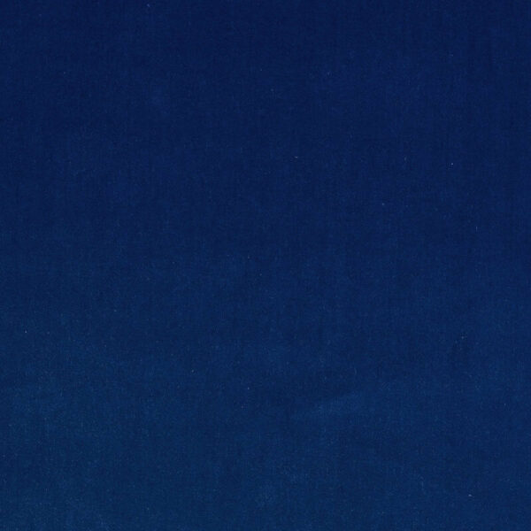 100% cotton velvet royal blue Image 2