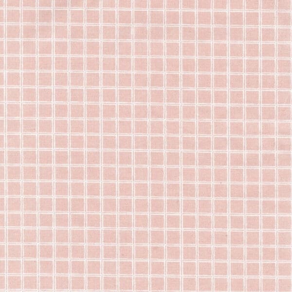 pink grid fabric