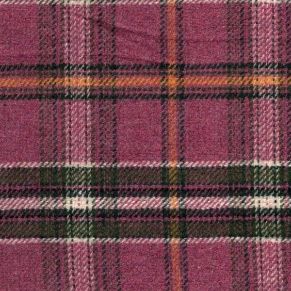 Pink Tweed check coating Image 1