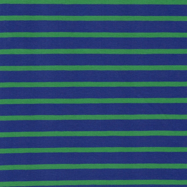 domotex breton stripe jersey cobalt and green Image 3