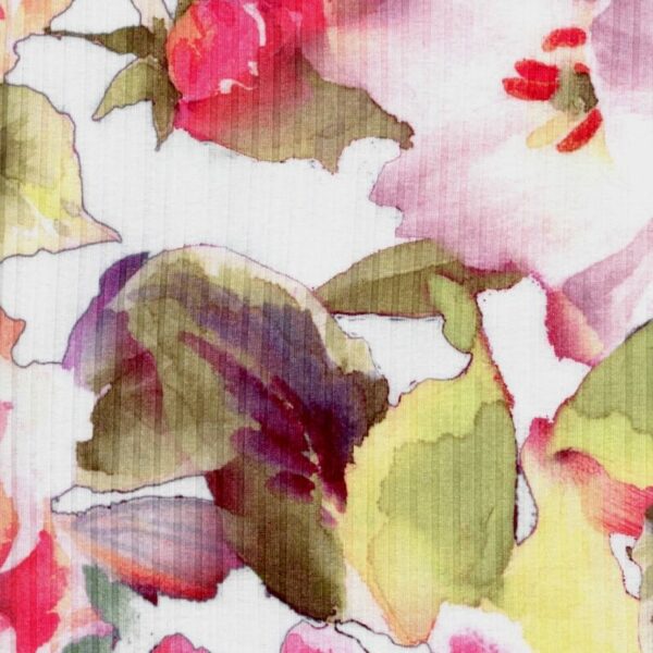 summer floral linen cotton fabrics