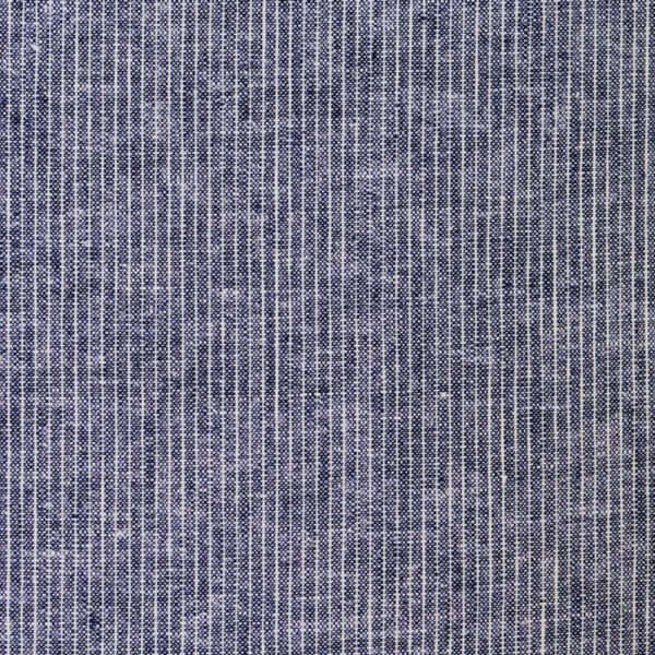 chalk pinstripe fabric close up