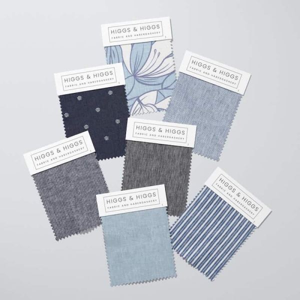 higgs and higgs swatch images of chambray fabric 2
