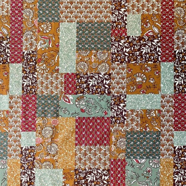 Double Sided Quilted Cotton - Gujarat & Biona 16 IMAGE 2