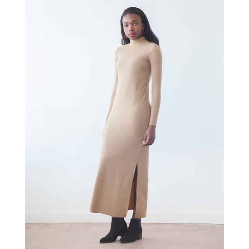 Fashion Model Wearing True Bias Dressmaking Pattern for Nikko Top or Dress | Advanced Beginner 0 - 18