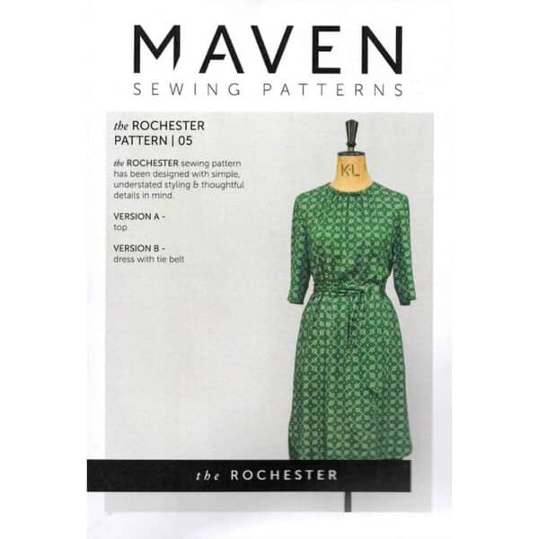 maven sweing pattern envelop rochester dress