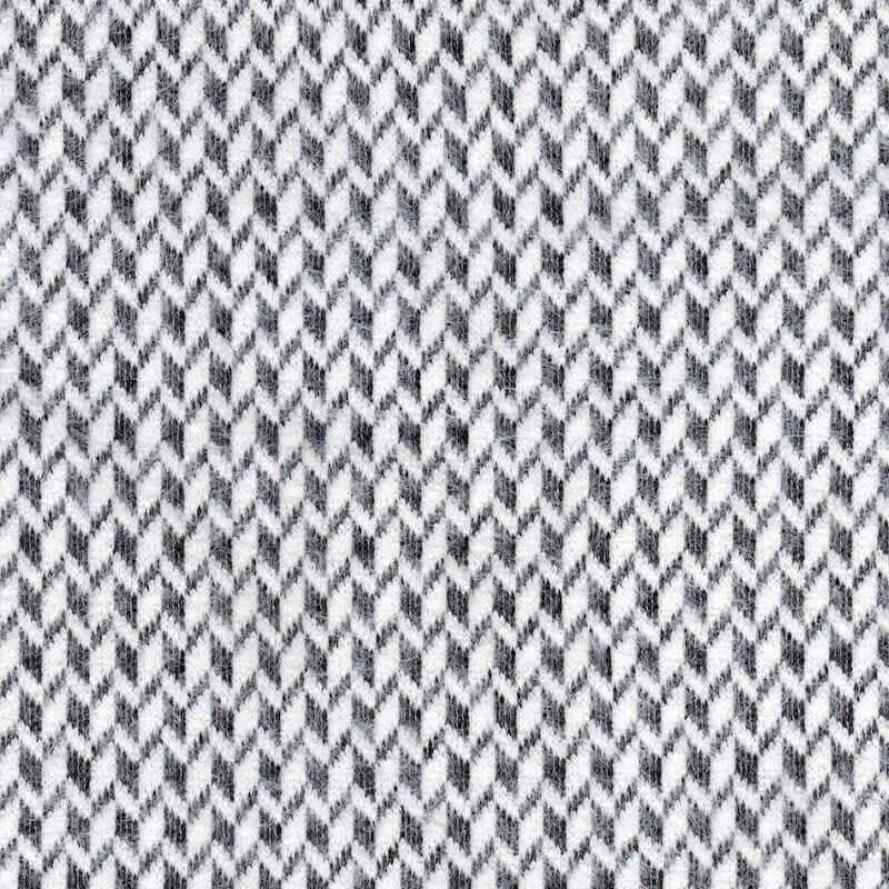 Flat scan of angora jersey fabric