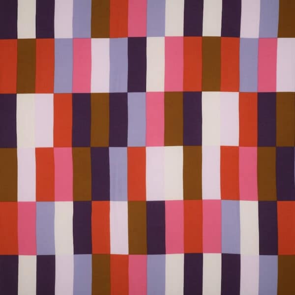 Flat image of square patterned Nerida Hansen Fabric