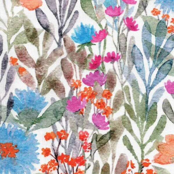 col 2 Viscose linen blend spring floral fabric 2