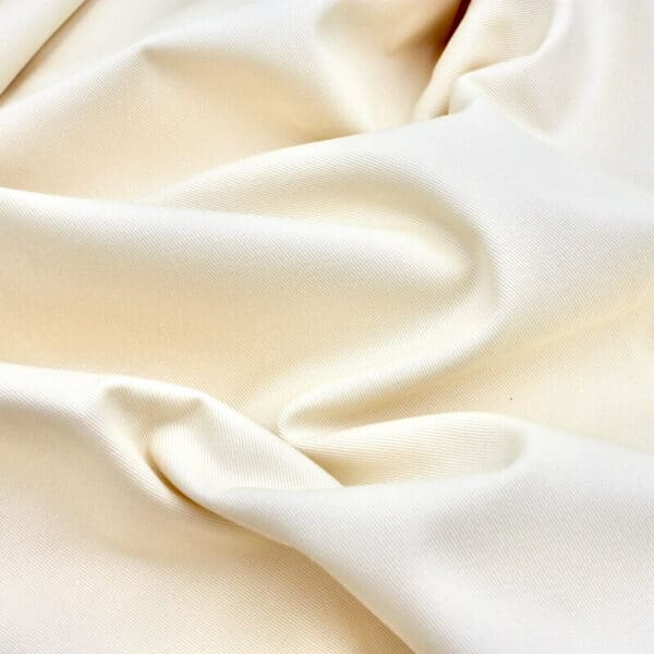 cotton gabardine twill trouser jacket fabric in cream ecru 2