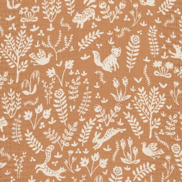 domotex double gauze fabric in tolly camel blanc 1j