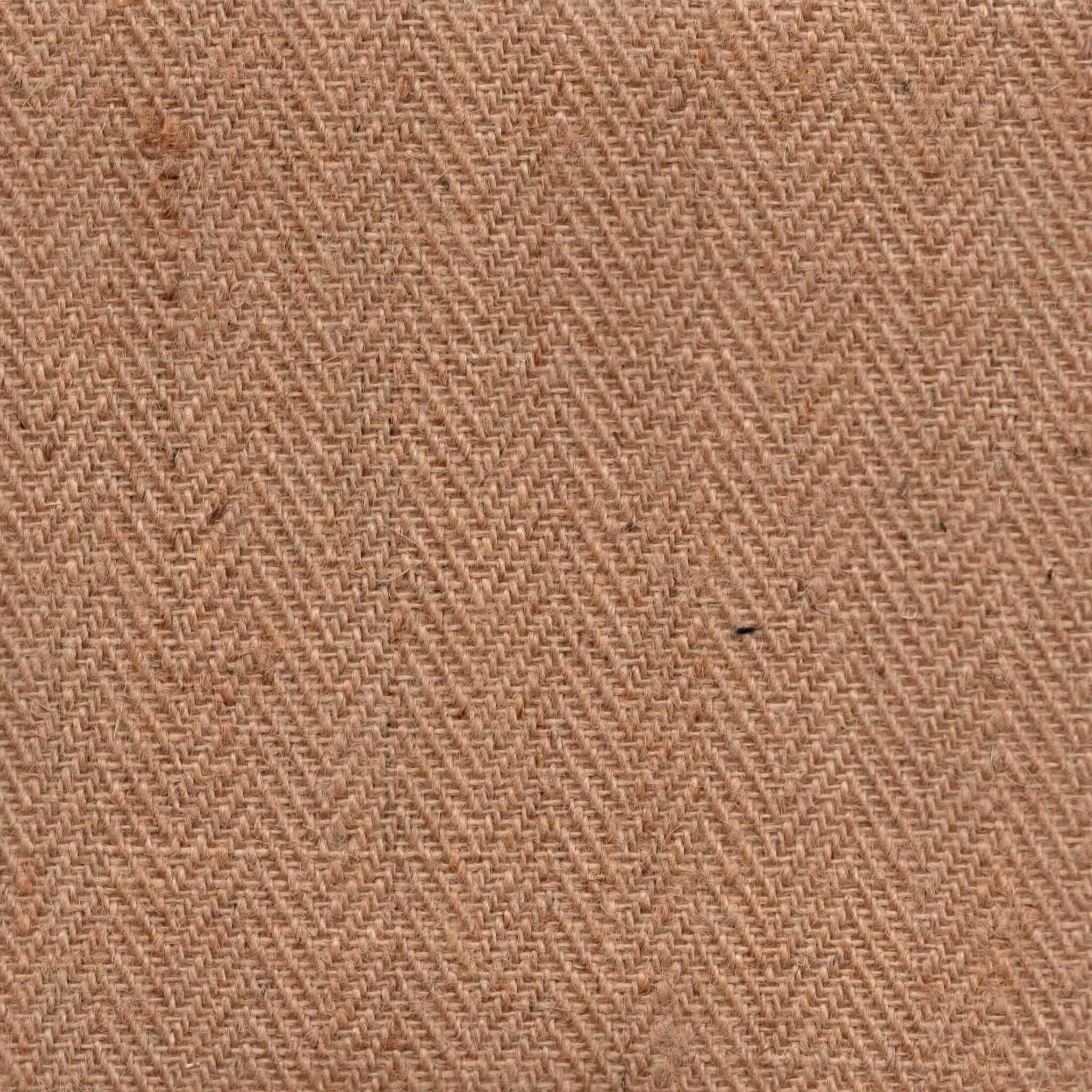 Hessian Herringbone Weave 100% Jute fabric in Natural