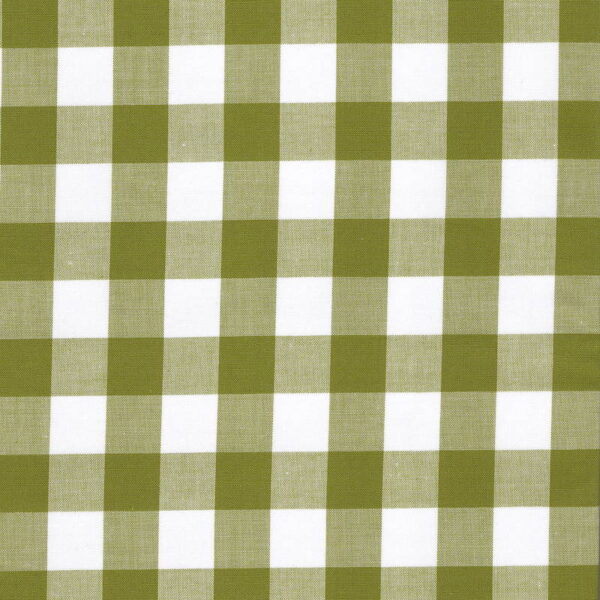 100% cotton classics fabric with 17mm gingham pattern in sage