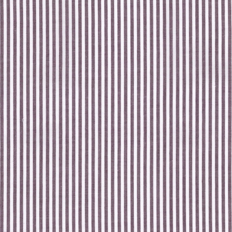 100% cotton classics fabric with chambray stripe pattern in aubergine