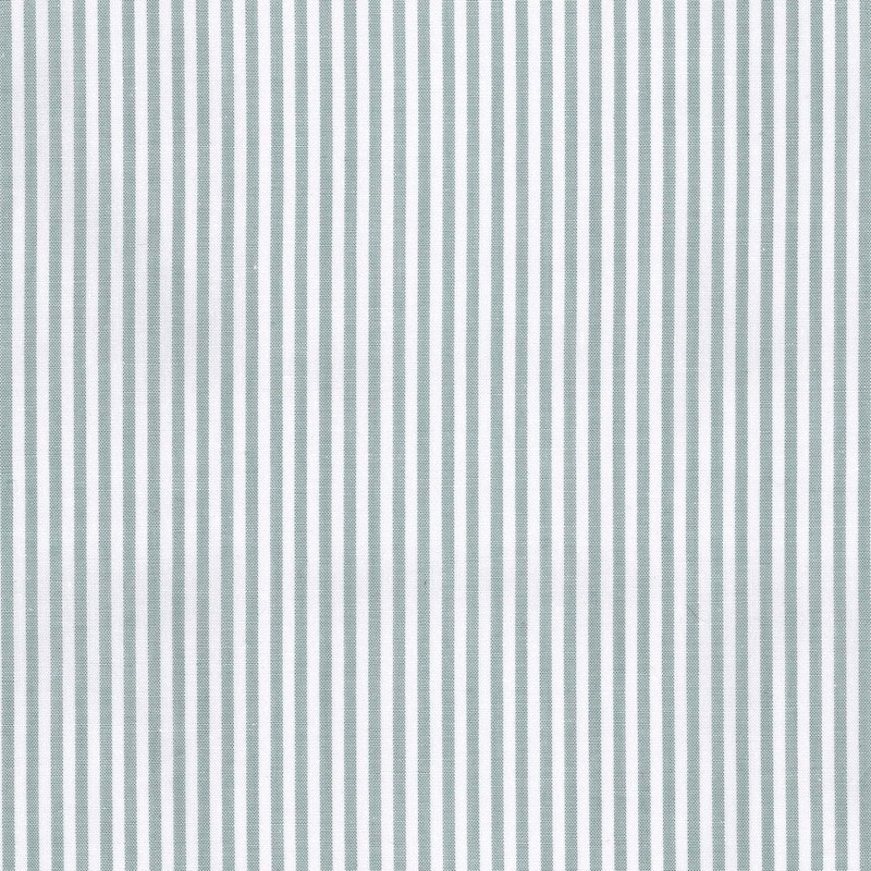 100% cotton classics fabric with chambray stripe pattern in duck egg