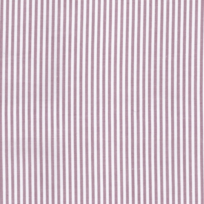 100% cotton classics fabric with chambray stripe pattern in dusty mauve