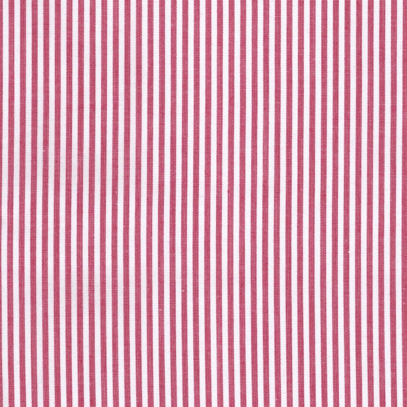 100% cotton classics fabric with chambray stripe pattern in magenta