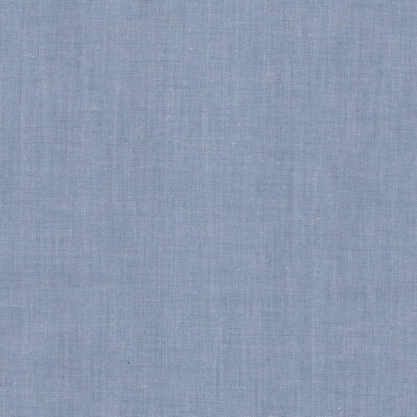 100% cotton classics fabric with plain chambray pattern in denim