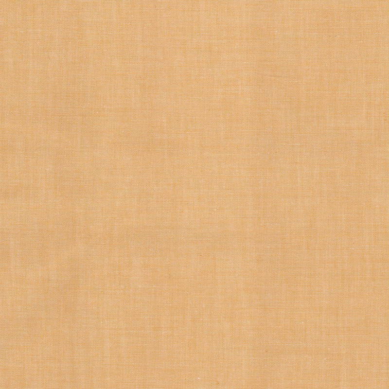 100% cotton classics fabric with plain chambray pattern in ochre