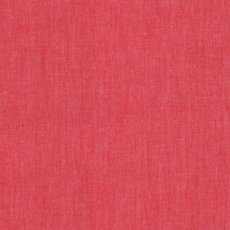 100% cotton classics fabric with plain chambray pattern in red