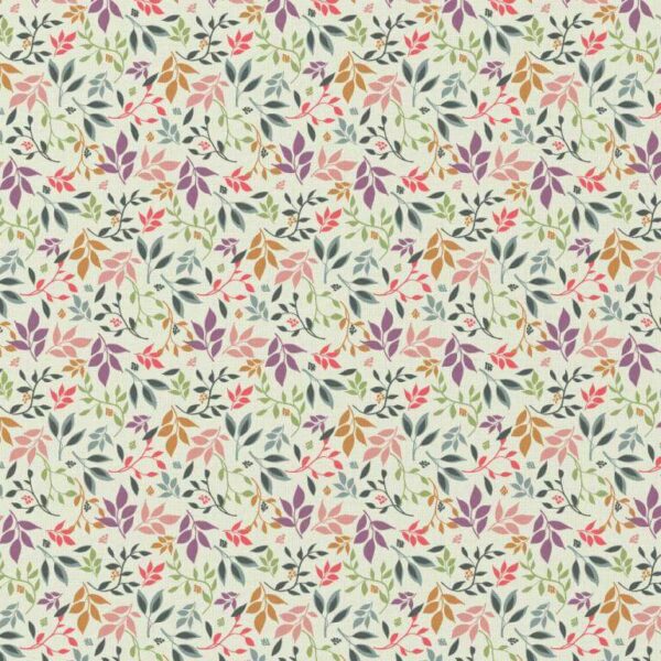 Pre Quilted Double Sided Reversible Cotton Fabric in Arageo Floral and Suzette Green A2 3