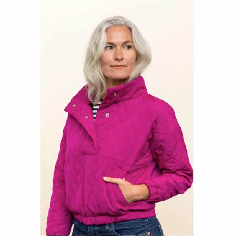 Fashion Model wearing  Friday Pattern Company - Pogonip Jacket -
  Intermediate